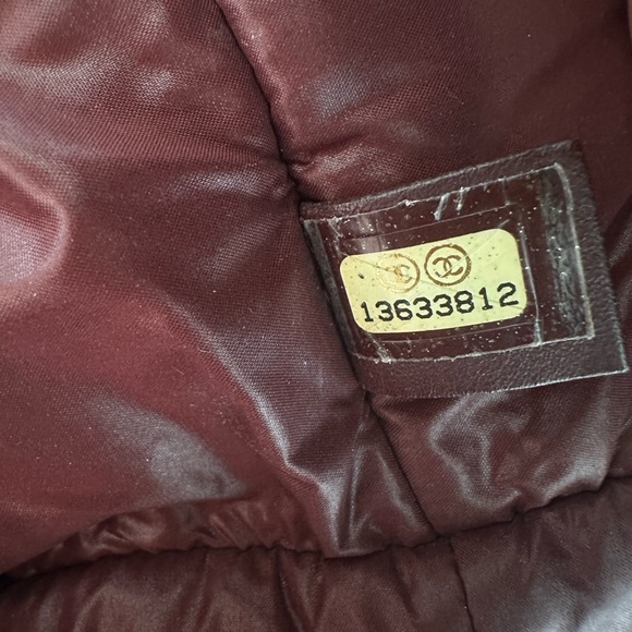 Rare CHANEL cocoon rectangular backpack 2010A black quilted nylon Karl Lagerfeld - Picture 9 of 16